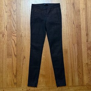 Tru Trussardi metallic skinny pants sir 40